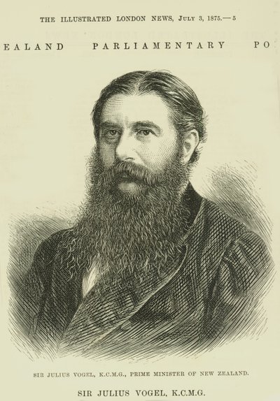 Sir Julius Vogel, KCMG (1835-99) uit 